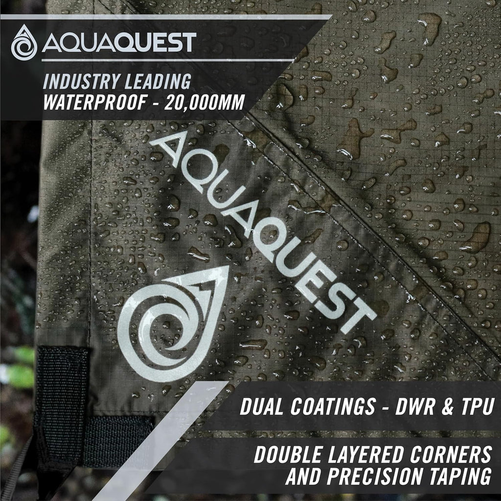 Defender Tarp – Heavy-Duty Waterproof (20,000 Mm) Seam-Taped Rain Fly for Camping, Bushcraft & Survival