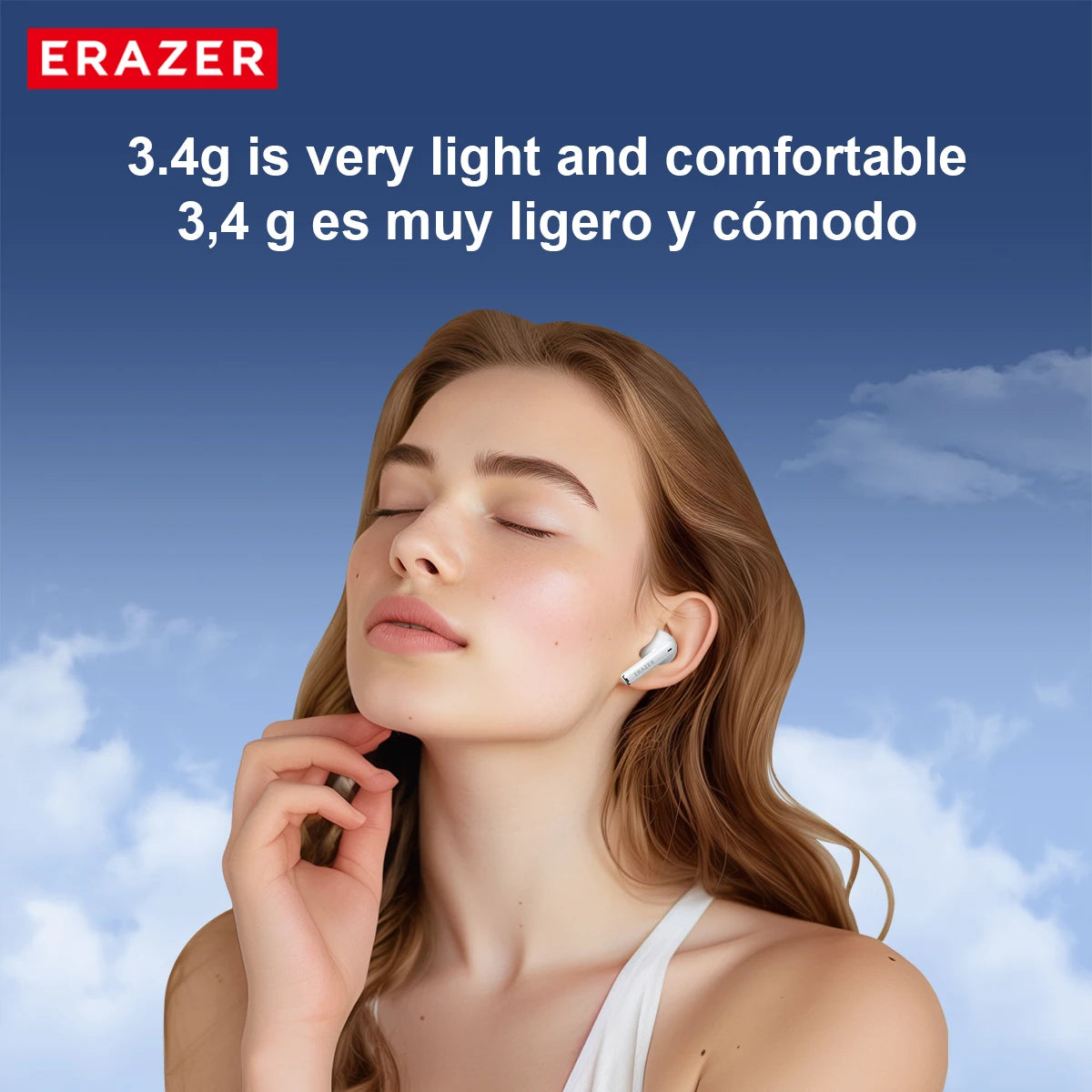 [AI Translator Earphones] Erazer Xt92Pro Bluetooth Earphones Real-Time Translate Earbuds Wireless Headphones for Travel Talking