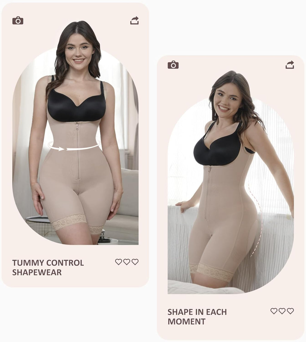 Shapewear for Women Open Bust Bodysuit Butt Lifter Body Shaper Tummy Control Shapewear