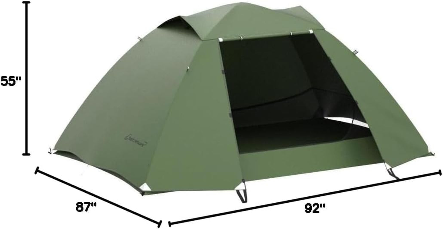 Lightweight Backpacking Tent - 1/1.5/2/3/4/6 Person Ultralight Waterproof Camping Tent, 3 Season Large Size Easy Setup Tent for Family, Outdoor, Hiking and Mountaineering